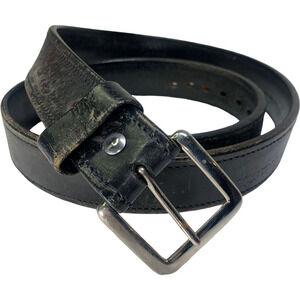 UBG HOLSTERS Black Leather Gun‎ Belt